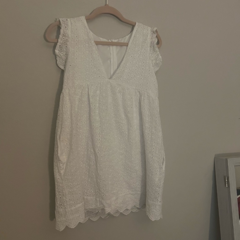 white dress